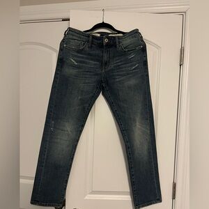 Pilcro Slim Boyfriend Dark Blue Straight Jeans - NWOT